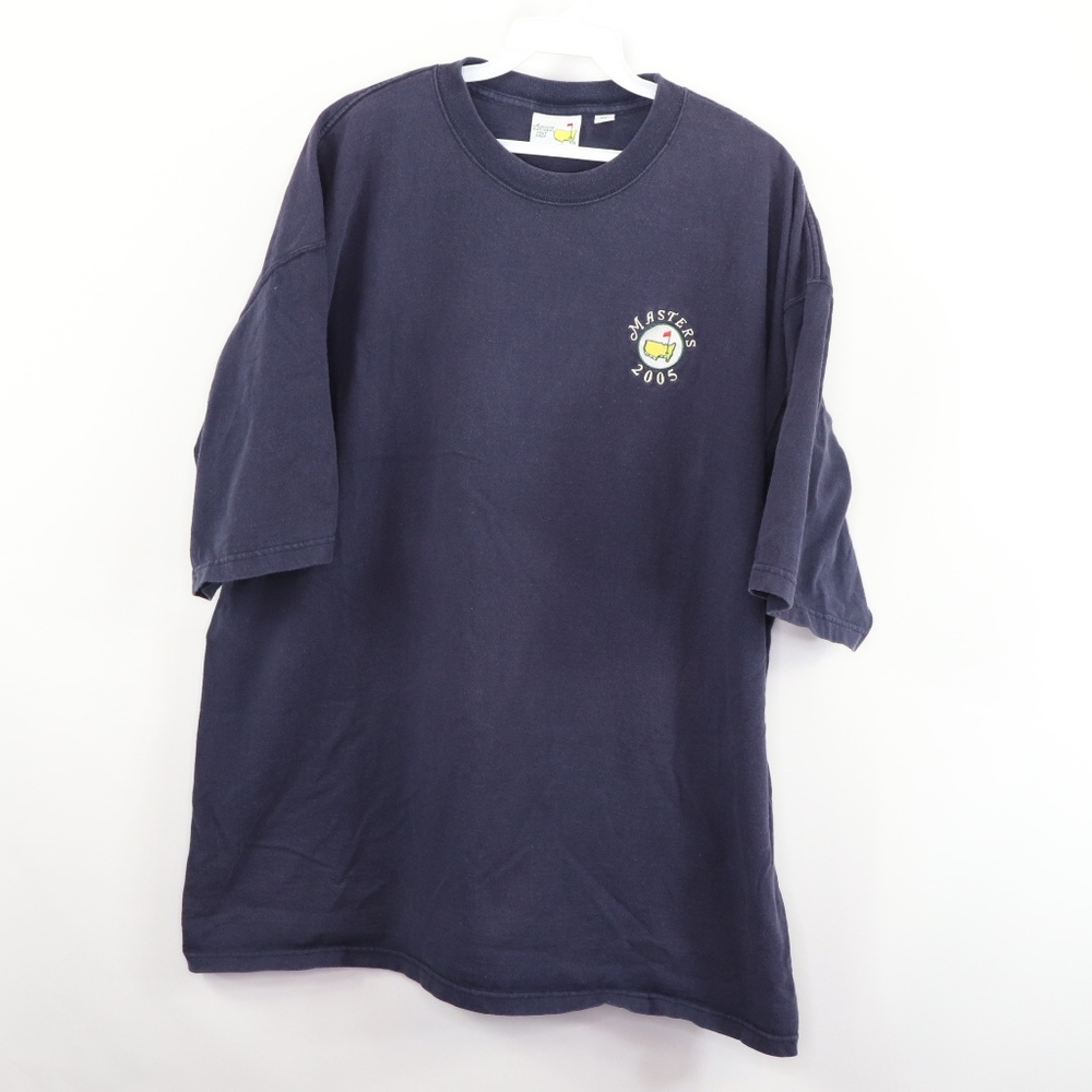 Augusta National Mens XL Master 2005 T Shirt Blue